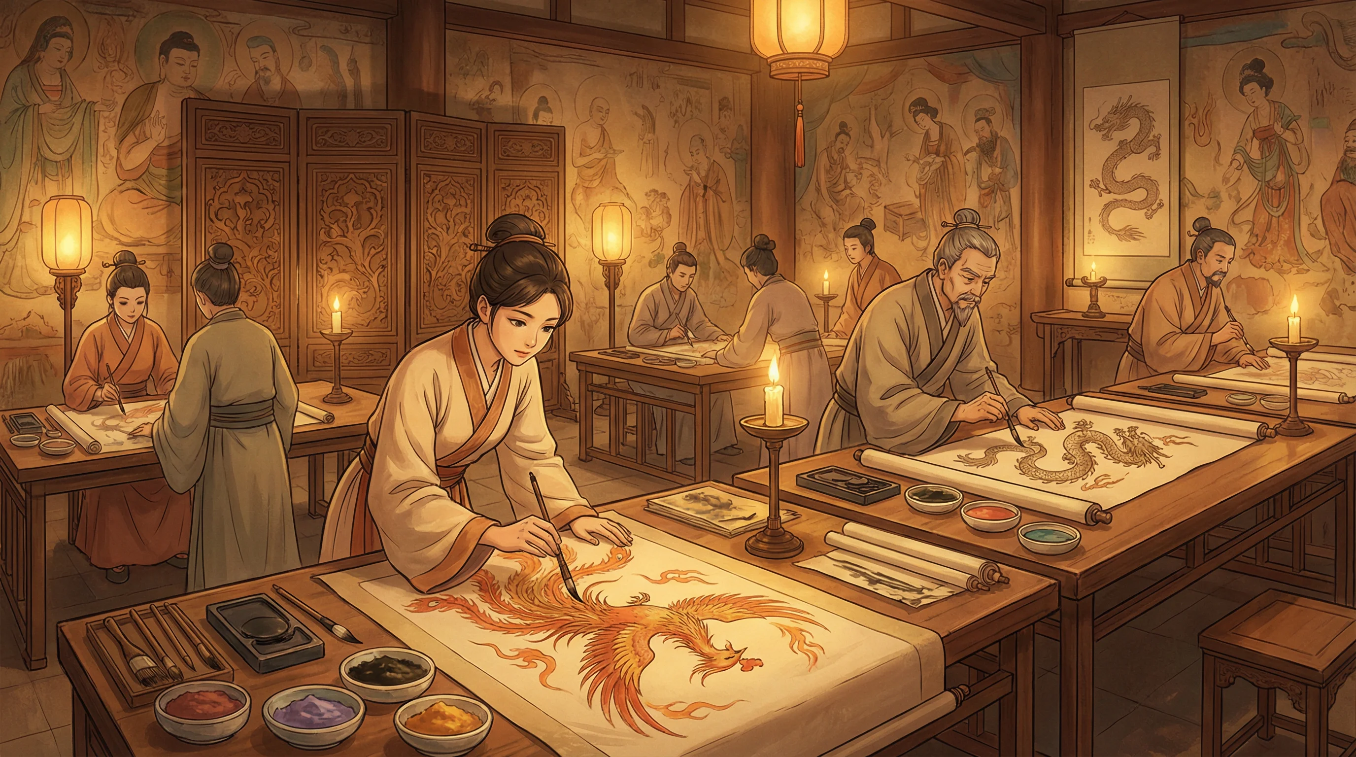 画师入驻 - 桃花族论坛 国风动漫画师